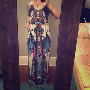 Silky maxi dress